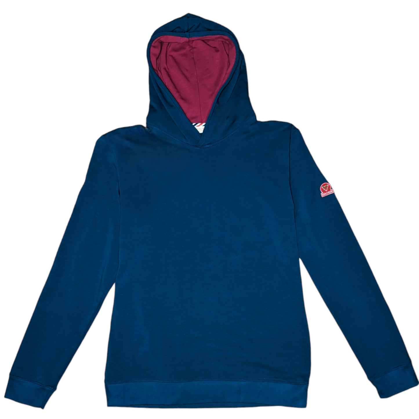 Hoodie Bleu Indigo - Cerise