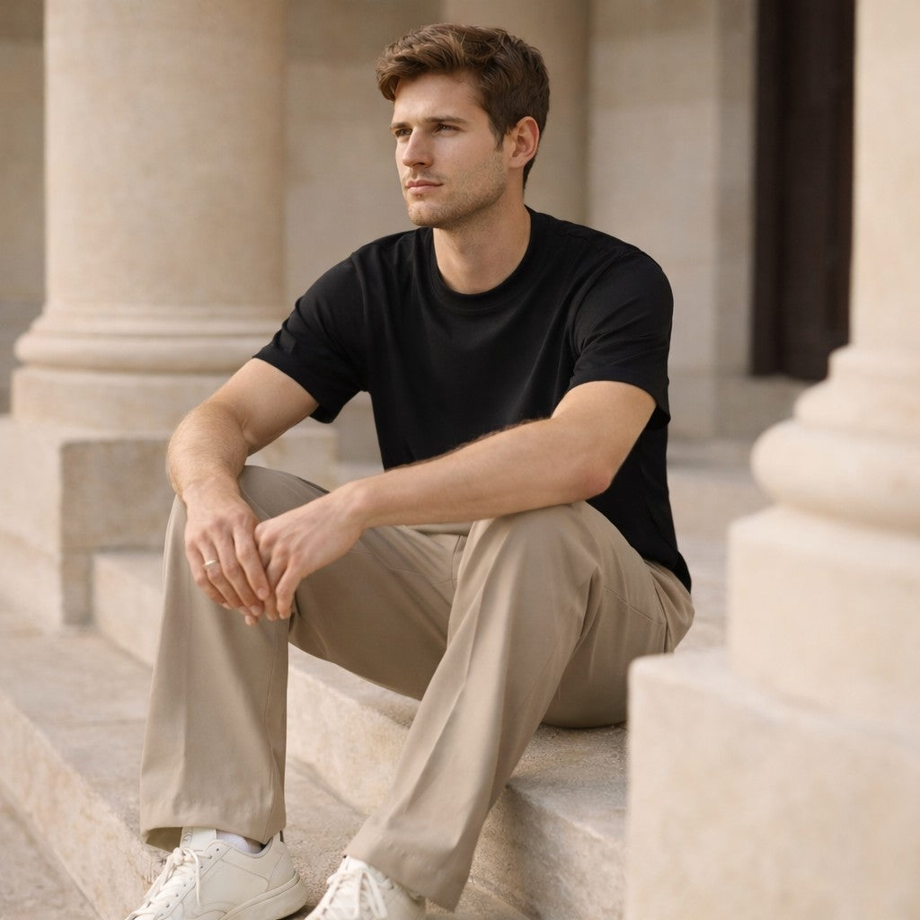 T-shirt Bio Noir - Swiss Made - Bacier
