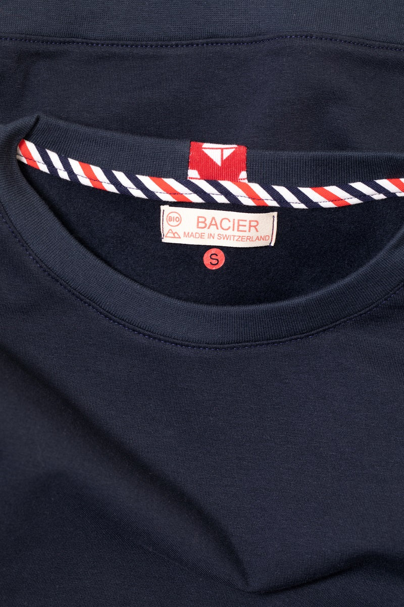 Sweat Bio Bleu Marine Swiss Made