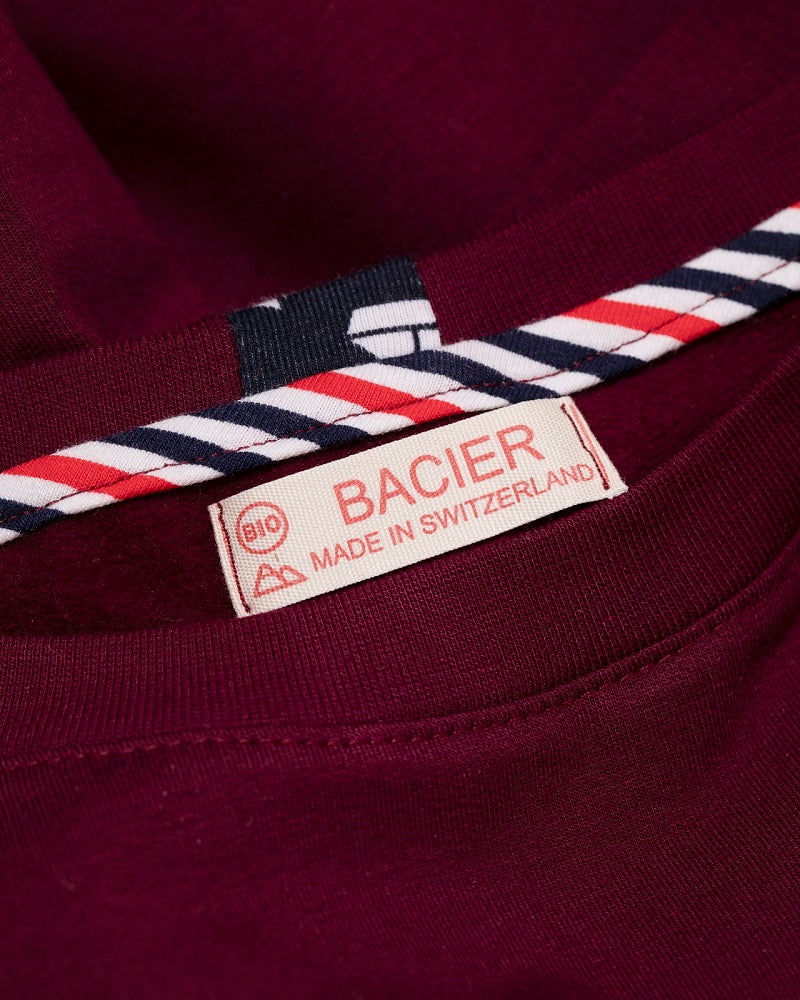 Sweat Bio Bordeaux Swiss Made