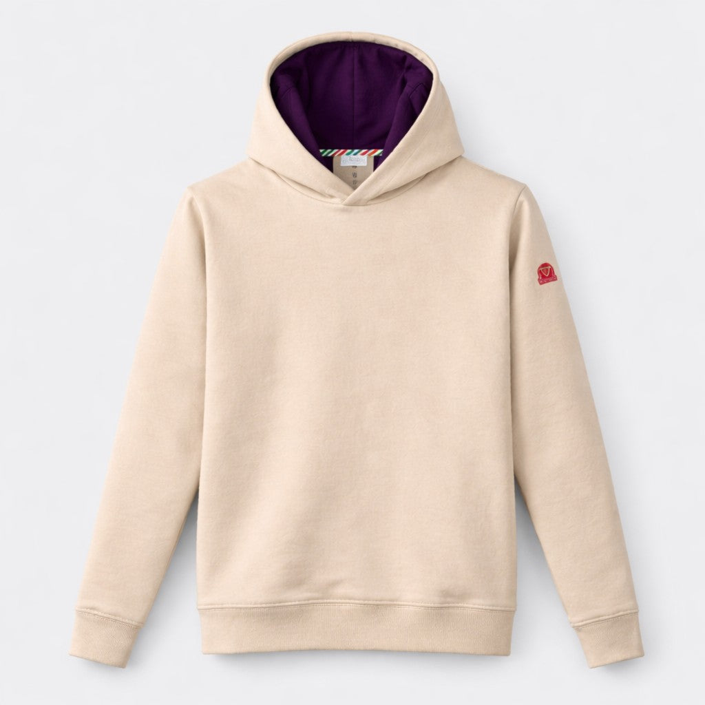 Hoodie Crème - Bordeaux