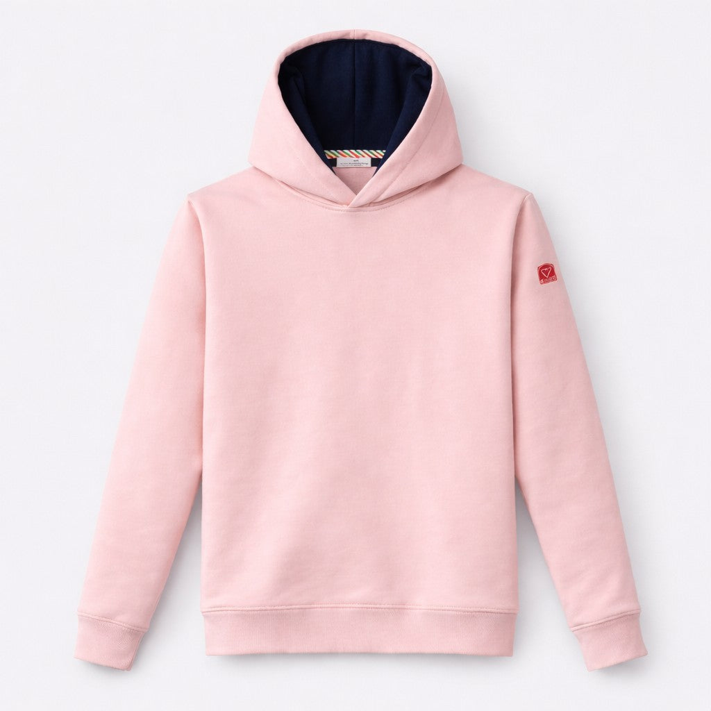 Hoodie Rose -Swiss Made - Bleu