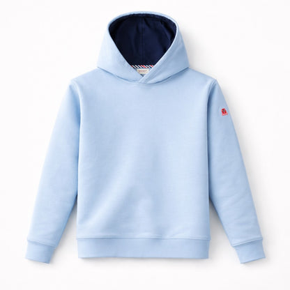 Hoodie Bleu ciel - Swiss Made - Navy
