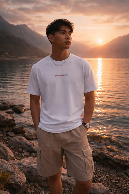 T-shirt Bio Blanc - Swiss Made