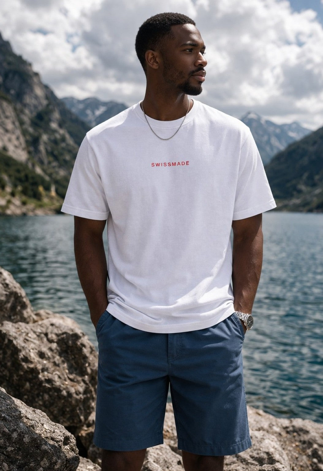 T-shirt Bio Blanc - Swiss Made