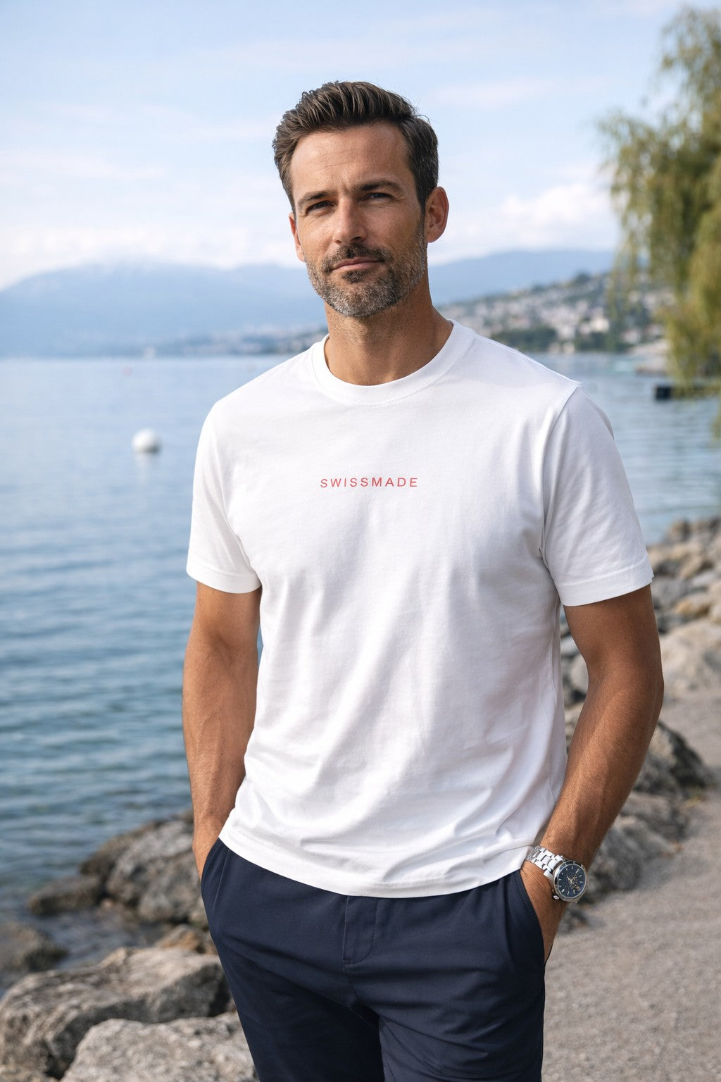 T-shirt Bio Blanc - Swiss Made