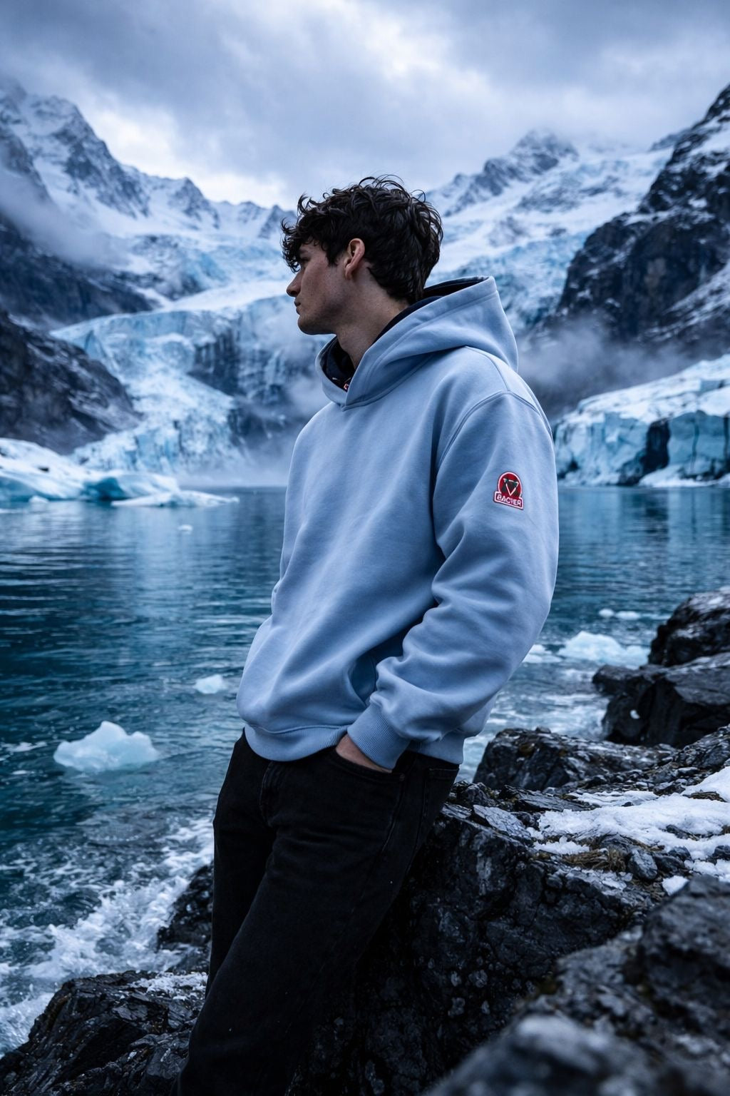 TERMINÉ - 21 Mars 2026 - INTERNATIONAL GLACIER DAY - Hoodie Glacier - Alpine Blue