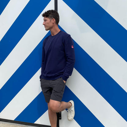 Sweat bleu - Swissmade - coton bio