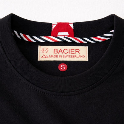 T-shirt Bio Noir - Swiss Made - Bacier