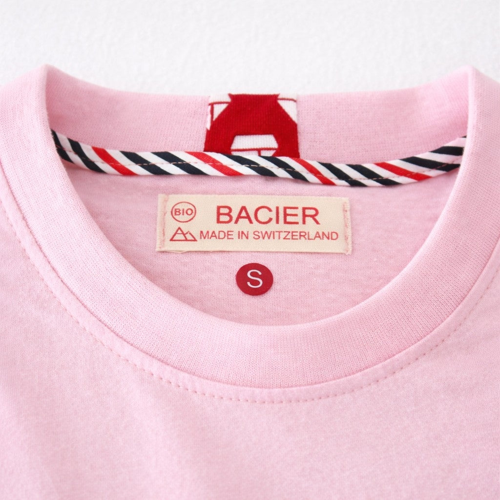 T-shirt Bio Rose - Swiss Made blanc