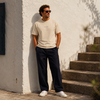T-Shirt Bio Beige — Fabriqué en Suisse | BACIER