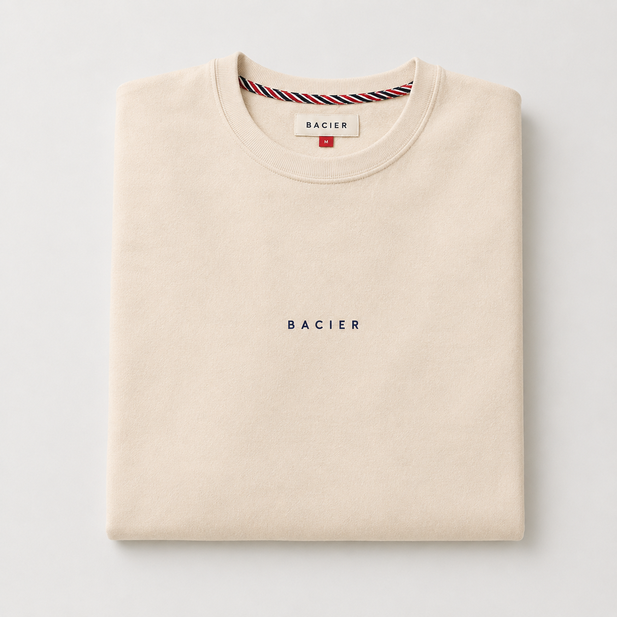 T-Shirt Bio Beige — Fabriqué en Suisse | BACIER