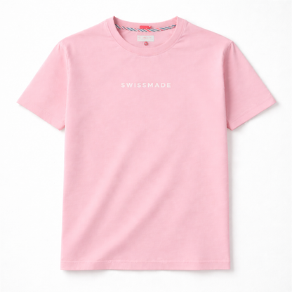 T-shirt Bio Rose - Swiss Made blanc