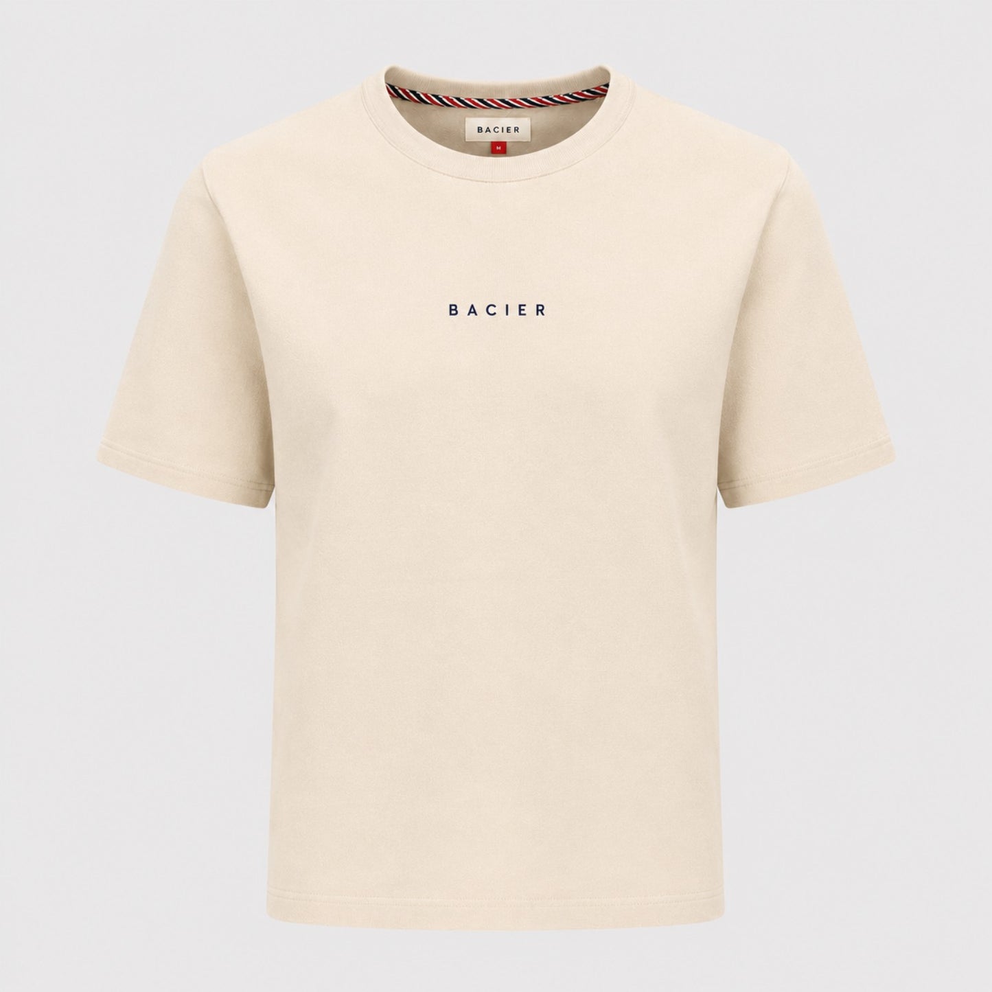T-Shirt Bio Beige — Fabriqué en Suisse | BACIER