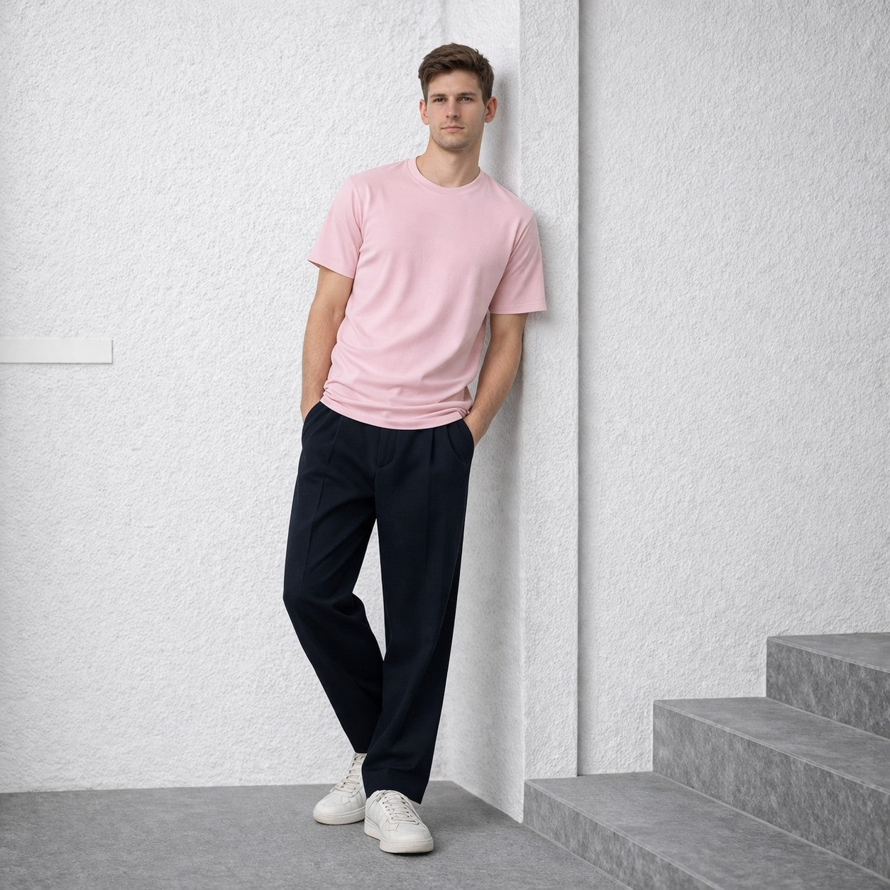 T-shirt Bio Rose - Swiss Made blanc